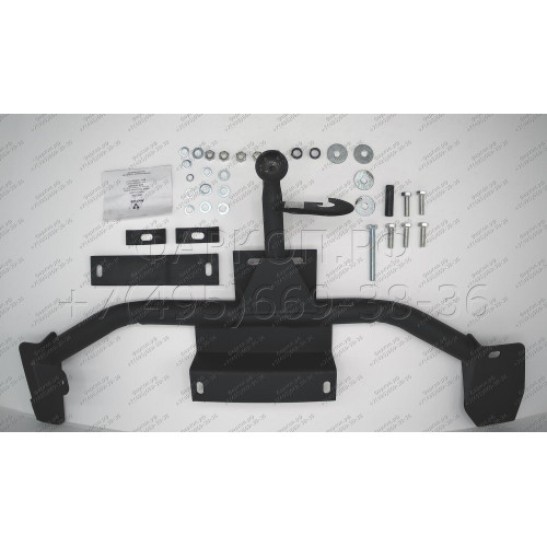 DW 03 AVTOS Фаркоп на Daewoo Nexia седан 1995-2010 без подрезки бампера. Тип шара: H (несъемный сварной). Нагрузки: 750/50 кг, масса фаркопа 13 кг (без электрики в комплекте)