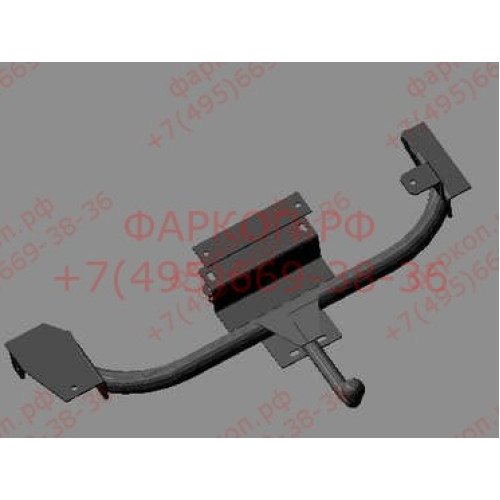 DW 03 AVTOS Фаркоп на Daewoo Nexia седан 1995-2010 без подрезки бампера. Тип шара: H (несъемный сварной). Нагрузки: 750/50 кг, масса фаркопа 13 кг (без электрики в комплекте)
