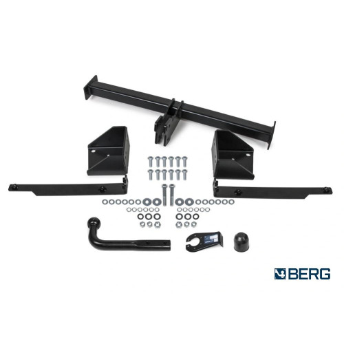 F.1812.001 BERG Фаркоп на Ford Focus 2 хетчбек 2005-2011, Focus 3 хетчбек 2011-2019 без подрезки бампера. Тип шара: A. Нагрузки: 1500/75 кг, масса фаркопа 17,4 кг (без электрики в комплекте)