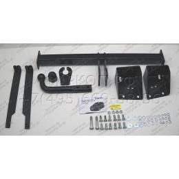 F.1812.001 BERG Фаркоп на Ford Focus 2 хетчбек 2005-2011, Focus 3 хетчбек 2011-2019 без подрезки бампера. Тип шара: A. Нагрузки: 1500/75 кг, масса фаркопа 17,4 кг (без электр