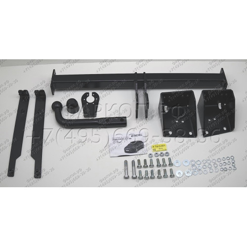 F.1812.001 BERG Фаркоп на Ford Focus 2 хетчбек 2005-2011, Focus 3 хетчбек 2011-2019 без подрезки бампера. Тип шара: A. Нагрузки: 1500/75 кг, масса фаркопа 17,4 кг (без электрики в комплекте)
