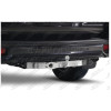 F.5714.005 BERG Фаркоп с нержавеющей накладкой на Toyota Land Cruiser Prado 150 Black Onyx 2020-2023 без снятия и подрезки бампера. Тип шара: F. Нагрузки: 1500/75 кг, масса фаркопа 21 кг (без электрики в комплекте)