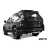 F.5714.005 BERG Фаркоп с нержавеющей накладкой на Toyota Land Cruiser Prado 150 Black Onyx 2020-2023 без снятия и подрезки бампера. Тип шара: F. Нагрузки: 1500/75 кг, масса фаркопа 21 кг (без электрики в комплекте)
