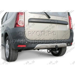 F.6011.003 BERG Фаркоп на Lada Largus 2012- без снятия и подрезки бампера. Тип шара: A. Нагрузки: 1300/75 кг, масса фаркопа 14,5 кг (без электрики в комплекте)