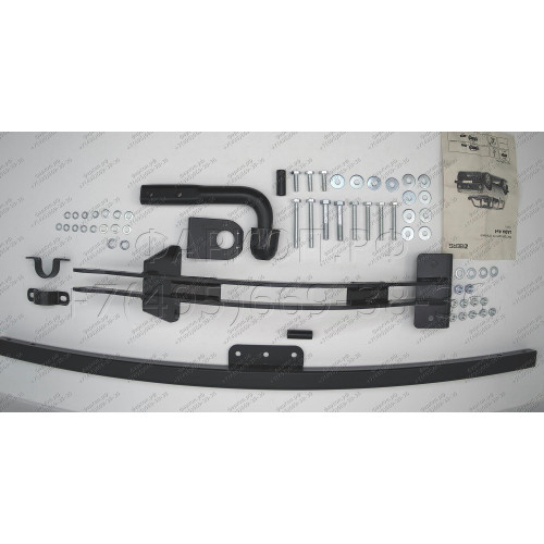 F.6014.004 BERG Фаркоп на Lada Niva Legend 2020-, Lada Niva 4x4 Urban 2014-2020, Lada 4x4 2006-2020, Lada Niva 1995-2006 без снятия и подрезки бампера. Тип шара: A. Нагрузки: 900/75 кг, масса фаркопа 14 кг (без электрики в комплекте)