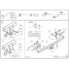 F073C GALIA Полностью оцинкованный фаркоп на FIAT Stilo хетчбек 3/5 дверей 2001-2007. Тип шара: C (горизонтальный съемный). Невидимый вырез бампера. Нагрузки: 1300/60 кг, масса фаркопа 18,35 кг