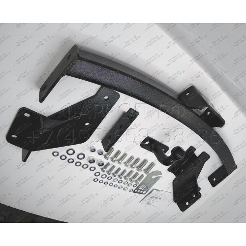 F114-FC Лидер-плюс ТСУ для Ford Maverick 2004-2007, Ford Escape 2004-2007 без выреза бампера. Нагрузки: 1200/50 кг, масса фаркопа 19 кг (без электрики в комплекте)