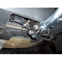 F114C GALIA Полностью оцинкованный фаркоп на Ford Galaxy 2006-2015, Ford S-MAX 2006-2015. Подрозетник убирается за бампер. Тип шара: C (горизонтальный съемный). Неви