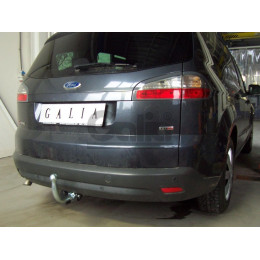 F114C GALIA Полностью оцинкованный фаркоп на Ford Galaxy 2006-2015, Ford S-MAX 2006-2015. Подрозетник убирается за бампер. Тип шара: C (горизонтальный съемный). Неви