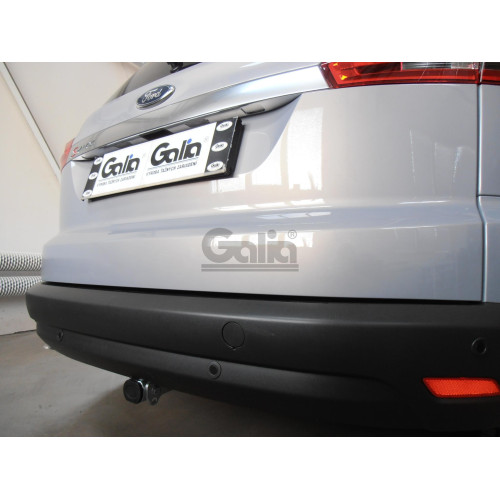F114C GALIA Полностью оцинкованный фаркоп на Ford Galaxy 2006-2015, Ford S-MAX 2006-2015. Подрозетник убирается за бампер. Тип шара: C (горизонтальный съемный). Невидимый вырез бампера. Нагрузки: 1800/100 кг, масса фаркопа 16,47 кг