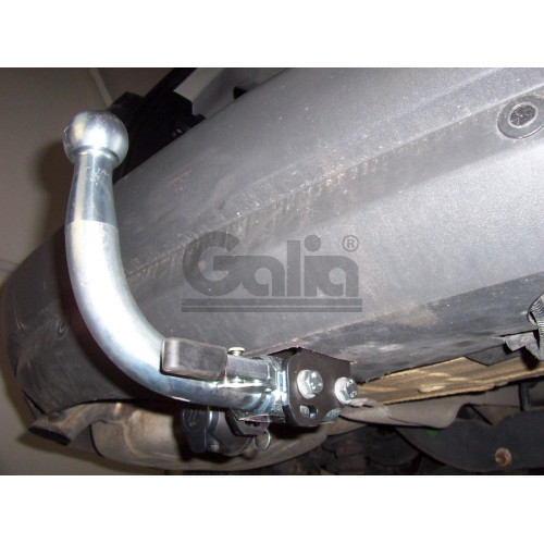 F114C GALIA Полностью оцинкованный фаркоп на Ford Galaxy 2006-2015, Ford S-MAX 2006-2015. Подрозетник убирается за бампер. Тип шара: C (горизонтальный съемный). Невидимый вырез бампера. Нагрузки: 1800/100 кг, масса фаркопа 16,47 кг