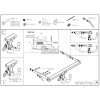 F114C GALIA Полностью оцинкованный фаркоп на Ford Galaxy 2006-2015, Ford S-MAX 2006-2015. Подрозетник убирается за бампер. Тип шара: C (горизонтальный съемный). Невидимый вырез бампера. Нагрузки: 1800/100 кг, масса фаркопа 16,47 кг