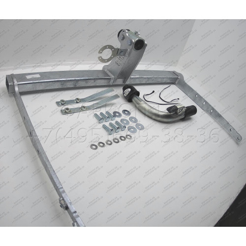 F114C GALIA Полностью оцинкованный фаркоп на Ford Galaxy 2006-2015, Ford S-MAX 2006-2015. Подрозетник убирается за бампер. Тип шара: C (горизонтальный съемный). Невидимый вырез бампера. Нагрузки: 1800/100 кг, масса фаркопа 16,47 кг