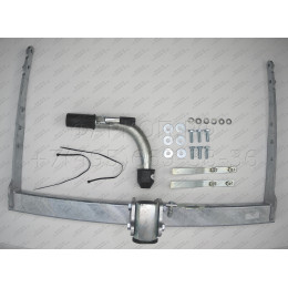 F114C GALIA Полностью оцинкованный фаркоп на Ford Galaxy 2006-2015, Ford S-MAX 2006-2015. Подрозетник убирается за бампер. Тип шара: C (горизонтальный съемный). Неви