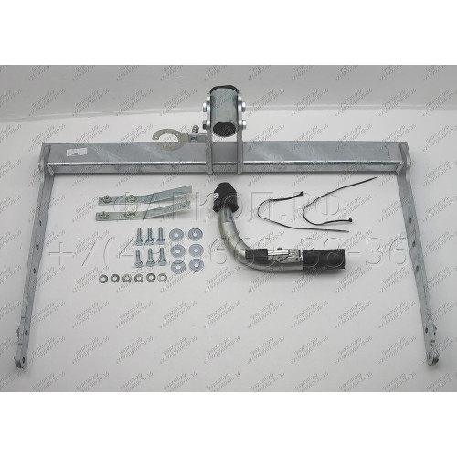 F114C GALIA Полностью оцинкованный фаркоп на Ford Galaxy 2006-2015, Ford S-MAX 2006-2015. Подрозетник убирается за бампер. Тип шара: C (горизонтальный съемный). Невидимый вырез бампера. Нагрузки: 1800/100 кг, масса фаркопа 16,47 кг