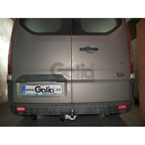F124A GALIA Полностью оцинкованный фаркоп на Ford Tourneo Custom 2012-2022, Ford Transit Custom 2012-2022. Тип шара: A. Установка без снятия и выреза бампера. Нагрузки: 2800/120 кг, масса фаркопа 15,62 кг