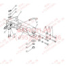 FA 0572-E Бизон Фаркоп на Toyota Hilux 2010-2015 без подрезки бампера. Тип шара: E (легкосъемный шар под квадрат). Нагрузки: 2800/120 кг. Не комплектуется электрикой