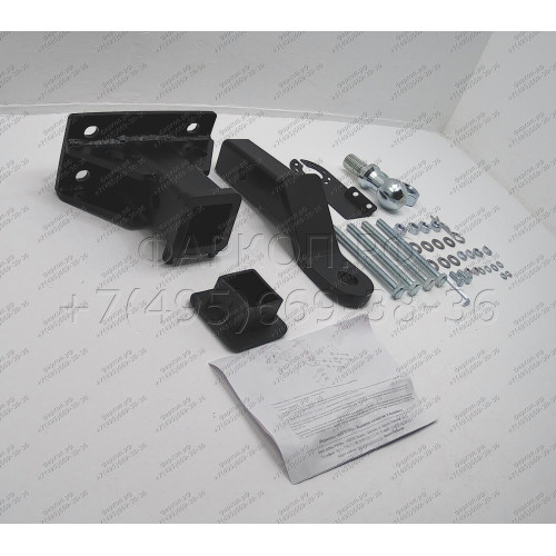 FA 0572-E Бизон Фаркоп на Toyota Hilux 2010-2015 без подрезки бампера. Тип шара: E (легкосъемный шар под квадрат). Нагрузки: 2800/120 кг. Не комплектуется электрикой