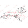 FA 0595-E Бизон Фаркоп на Great Wall Hover H5 2010-2016, Haval H5 2020-2021, DW Hower H5 2017-2019 без подрезки бампера. Тип шара: E (легкосъемный шар под квадрат). Нагрузки: 2800/120 кг. Не комплектуется электрикой