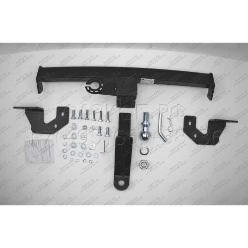 FA 0851-E Бизон Фаркоп на Toyota Prius 30 2009-2015 без подрезки бампера. Тип шара: E (легкосъемный шар под квадрат). Нагрузки: 2700/100 кг. Не комплектуется электрикой