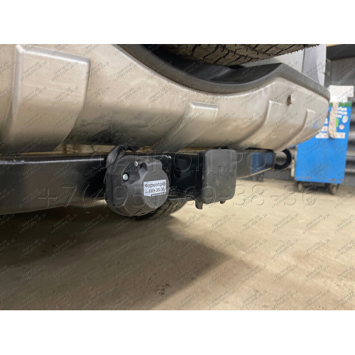 FA 0978-E Бизон Фаркоп на Mitsubishi Pajero IV 2007-2020, Mitsubishi Pajero III 2000-2007 без подрезки бампера. Тип шара: E (легкосъемный шар под квадрат). Нагрузки: 3500/120 кг. Не комплектуется электрикой