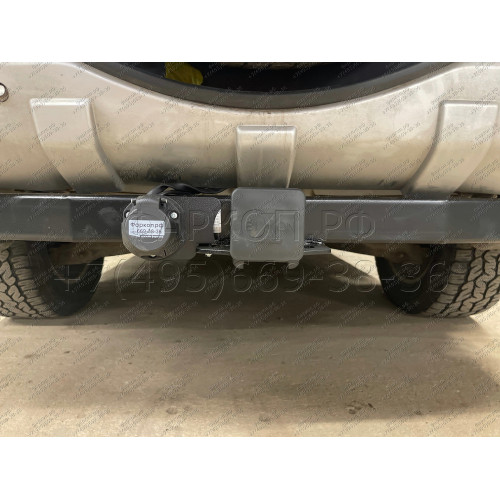 FA 0978-E Бизон Фаркоп на Mitsubishi Pajero IV 2007-2020, Mitsubishi Pajero III 2000-2007 без подрезки бампера. Тип шара: E (легкосъемный шар под квадрат). Нагрузки: 3500/120 кг. Не комплектуется электрикой