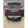 FA 1005-E(N) Бизон Фаркоп с хромированной накладкой на Mitsubishi Pajero Sport II 2008-2016, Mitsubishi Pajero Sport III 2016-2021 без подрезки бампера. Тип шара: E (легкосъемный шар под квадрат). Нагрузки: 3200/120 кг. Не комплектуется электрикой