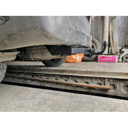 H.T52.A HALTY Фаркоп на Toyota Granvia 1995-2004, Toyota Grand Hiace 1999-2002, Toyota Hiace H12, H22, H18, H28 1995-2005 без подрезки бампера. Тип шара: A. Нагрузки: 750/75 кг, масса фаркопа 14,8 кг