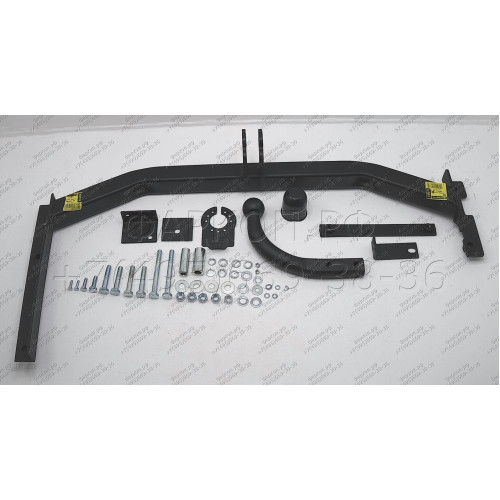 H-069 STEINHOF Фаркоп на Honda Jazz 2008-2014. Требуется подрезка бампера. Тип шара: A. Нагрузки: 1000/95 кг, масса фаркопа 14,6 кг (без электрики в комплекте)