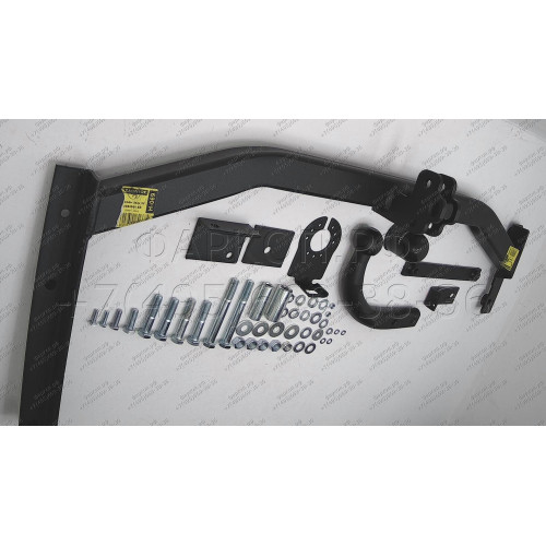 H-069 STEINHOF Фаркоп на Honda Jazz 2008-2014. Требуется подрезка бампера. Тип шара: A. Нагрузки: 1000/95 кг, масса фаркопа 14,6 кг (без электрики в комплекте)