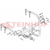 H-073 STEINHOF Фаркоп на Honda Jazz 2014-2020, Honda Fit 2013-2020. Требуется подрезка бампера. Тип шара: A. Нагрузки: 1100/95 кг, масса фаркопа 18 кг (без электрики в комплекте)