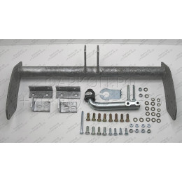 H039A GALIA Полностью оцинкованный фаркоп на Hyundai H1 платформа 2001-2008. Тип шара: A. Установка без выреза бампера. Нагрузки: 1600/75 кг, масса фаркопа 20,25 