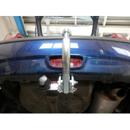 H068A GALIA Полностью оцинкованный фаркоп на Hyundai Getz 2006-2011. Особенности: противотуманная фара в середине заднего бампера. Тип шара: A. Невидимый в