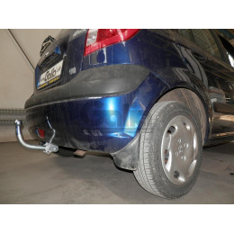 H068A GALIA Полностью оцинкованный фаркоп на Hyundai Getz 2006-2011. Особенности: противотуманная фара в середине заднего бампера. Тип шара: A. Невидимый в