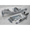 H079C GALIA Полностью оцинкованный фаркоп на Honda Jazz 2008-2014, Honda Fit 2008-2013. Тип шара: C (горизонтальный съемный). Невидимый вырез бампера. Нагрузки: 1100/82 кг, масса фаркопа 18,36 кг