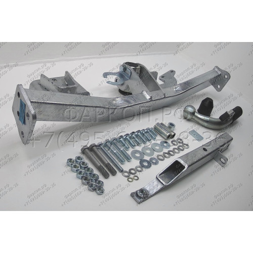 H079C GALIA Полностью оцинкованный фаркоп на Honda Jazz 2008-2014, Honda Fit 2008-2013. Тип шара: C (горизонтальный съемный). Невидимый вырез бампера. Нагрузки: 1100/82 кг, масса фаркопа 18,36 кг