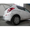 H080C GALIA Полностью оцинкованный фаркоп на Hyundai i20 2008-2014. Тип шара: C (горизонтальный съемный). Невидимый вырез бампера. Нагрузки: 1100/50 кг, масса фаркопа 15,47 кг