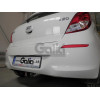 H080C GALIA Полностью оцинкованный фаркоп на Hyundai i20 2008-2014. Тип шара: C (горизонтальный съемный). Невидимый вырез бампера. Нагрузки: 1100/50 кг, масса фаркопа 15,47 кг