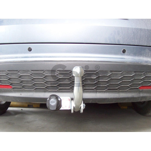 H082C GALIA Полностью оцинкованный фаркоп на Honda Civic хетчбек 5 дверей 2006-2012, 2 выхлопные трубы. Тип шара: C (горизонтальный съемный). Подрезка бампера. Нагрузки: 1500/75 кг, масса фаркопа 16,17 кг
