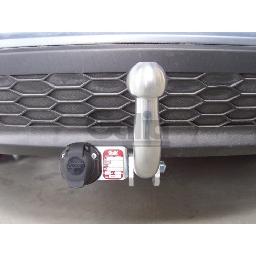 H082C GALIA Полностью оцинкованный фаркоп на Honda Civic хетчбек 5 дверей 2006-2012, 2 выхлопные трубы. Тип шара: C (горизонтальный съемный). Подрезка бампера. Нагрузки: 1500/75 кг, масса фаркопа 16,17 кг