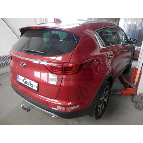 H095A GALIA Полностью оцинкованный фаркоп на Hyundai Tucson дорестайл 2015-2018 (установка без снятия и выреза бампера), Kia Sportage 4 дорестайл 2015-2018 (требуется невидимая подрезка бампера). Тип шара: A. Нагрузки: 2200/100 кг, масса фаркопа 15,22 кг