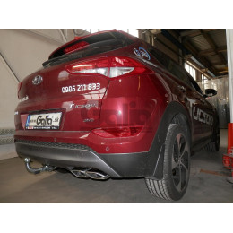 H095A GALIA Полностью оцинкованный фаркоп на Hyundai Tucson дорестайл 2015-2018 (установка без снятия и выреза бампера), Kia Sportage 4 дорестайл 2015-2018 (требуется 