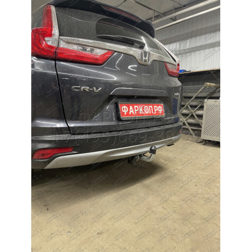 H105A GALIA Полностью оцинкованный фаркоп на Honda CR-V V 2017-2022. Тип шара: A. Невидимый вырез бампера. Нагрузки: 2000/100 кг, масса фаркопа 14,82 кг