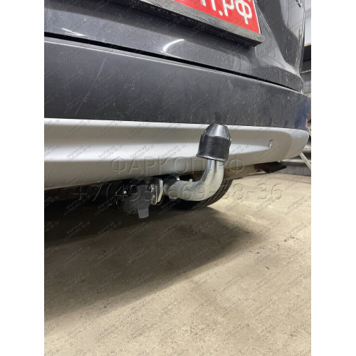 H105A GALIA Полностью оцинкованный фаркоп на Honda CR-V V 2017-2022. Тип шара: A. Невидимый вырез бампера. Нагрузки: 2000/100 кг, масса фаркопа 14,82 кг