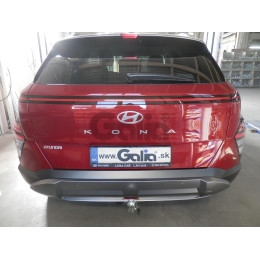 H117C GALIA Полностью оцинкованный фаркоп на Hyundai Kona 2023-. Тип шара: C (горизонтальный съемный). Установка без снятия и выреза бампера. Нагрузки: 1400/8