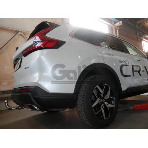 H118C GALIA Полностью оцинкованный фаркоп на Honda CR-V 2022-. Подрозетник убирается за бампер. Тип шара: C (горизонтальный съемный). Невидимый вырез бампера. Нагрузки: 1500/100 кг, масса фаркопа 16,27 кг
