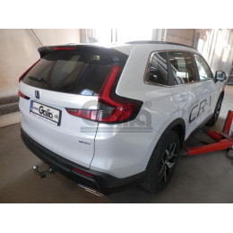 H118C GALIA Полностью оцинкованный фаркоп на Honda CR-V 2022-. Подрозетник убирается за бампер. Тип шара: C (горизонтальный съемный). Невидимый вырез бам