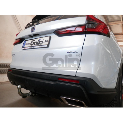 H118C GALIA Полностью оцинкованный фаркоп на Honda CR-V 2022-. Подрозетник убирается за бампер. Тип шара: C (горизонтальный съемный). Невидимый вырез бампера. Нагрузки: 1500/100 кг, масса фаркопа 16,27 кг