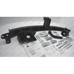 H215-A Лидер-плюс ТСУ для Hyundai Santa Fe FE (CM) 2006-2012, Kia Sorento XM 2009-2012. Требуется подрезка бампера. Нагрузки: 1300/75 кг, масса фаркопа 19,3 кг (без электрики в к