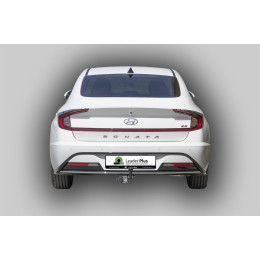 H234-A Лидер-плюс ТСУ для Hyundai Sonata VIII 2019-. Требуется подрезка бампера. Тип шара: A. Нагрузки: 1200/75 кг, масса фаркопа 13,6 кг (без электрики в комплект